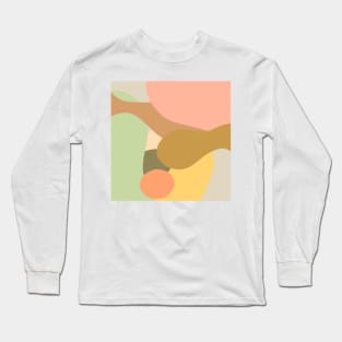 Abstract colorful curves Long Sleeve T-Shirt